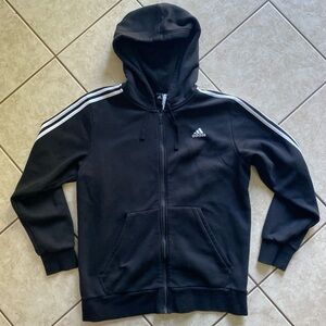Classic Adidas men’s zip-up hoodie